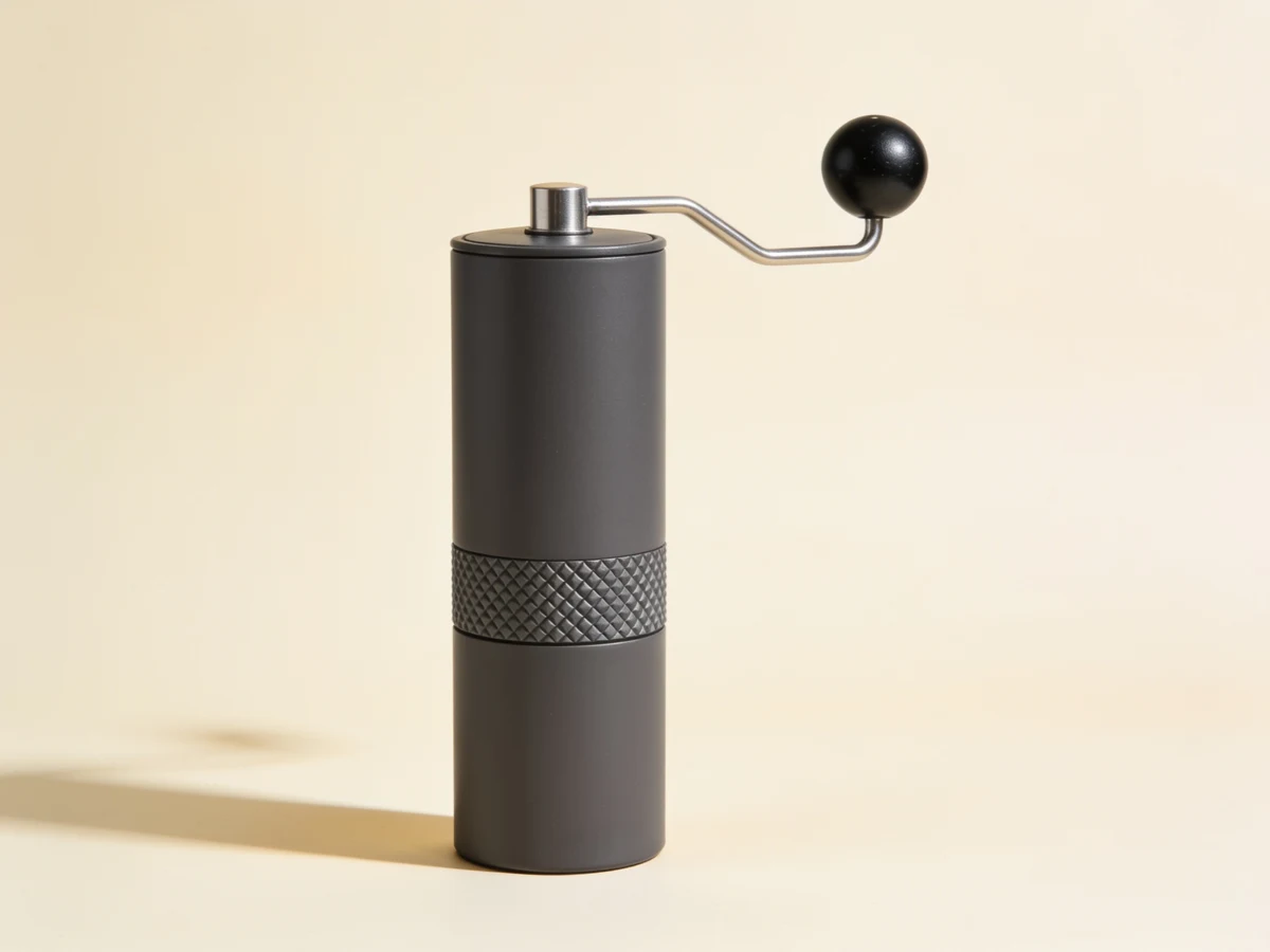 Midnight Steel Burr Grinder — Charcoal